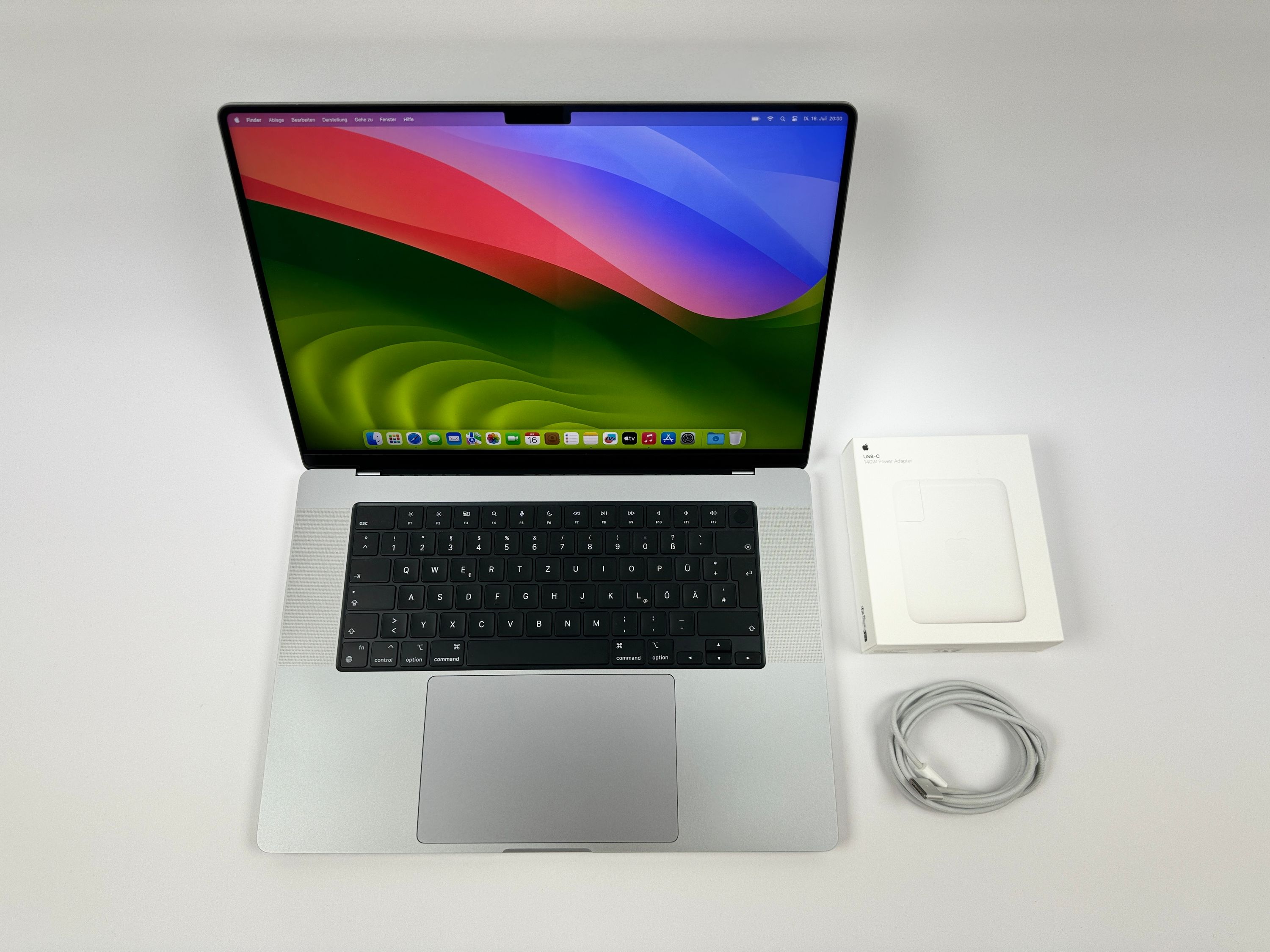 Apple MacBook Pro 16“ M1 MAX 10C CPU 32C GPU 1 TB SSD 64 GB Ram 2021 SPACE GREY