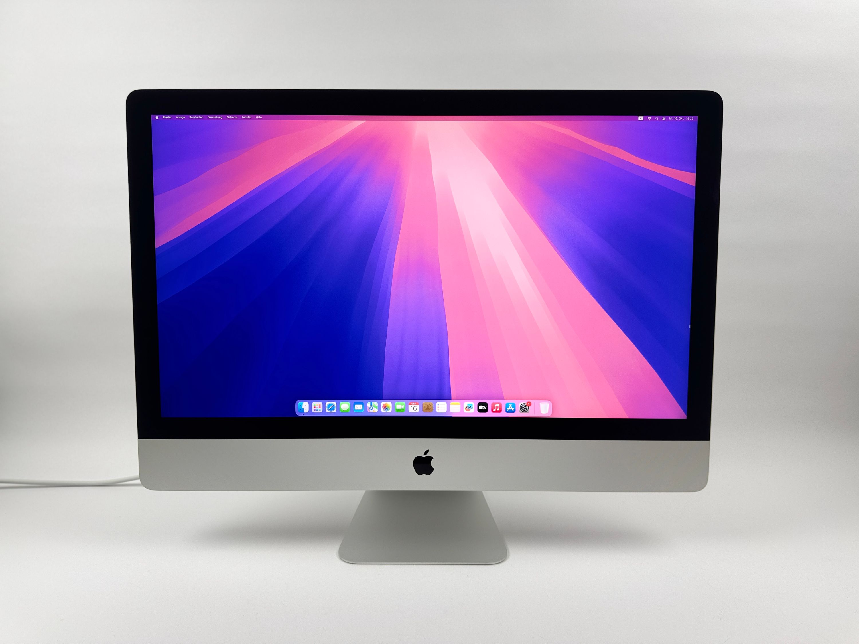 Apple iMac Retina 5K 27“ 8-Core i7 3,8 Ghz 64 GB 1 TB SSD RP 5500 XT SILBER 2020