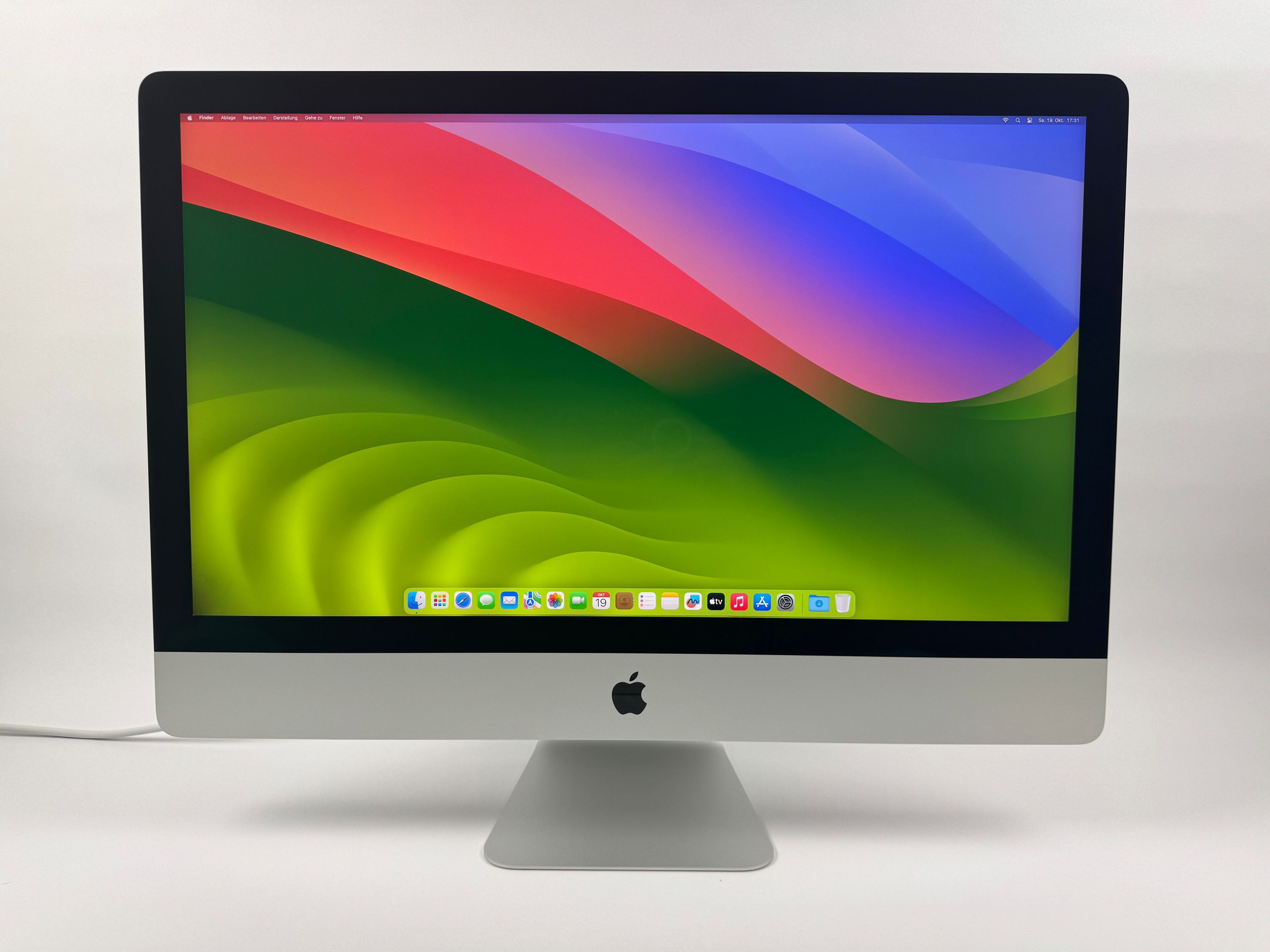 Apple iMac Retina 5K 27“ 6-Core i5 3,3 Ghz 16 GB Ram 512 GB SSD RP 5300 SILBER 2020