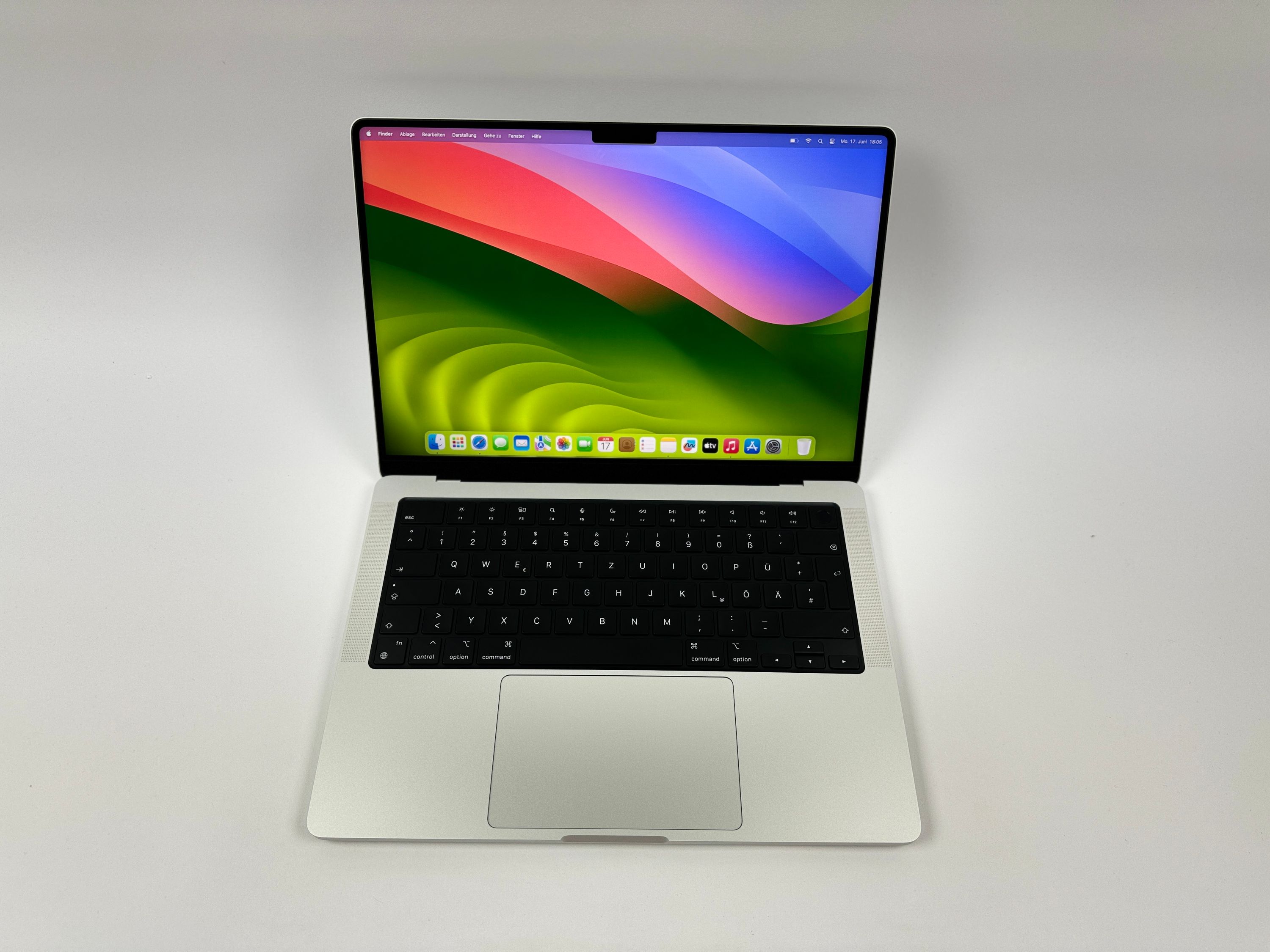 Apple MacBook Pro 14“ M2 PRO 10C CPU 16C GPU 512 GB SSD 16 GB Ram 2023 SILBER