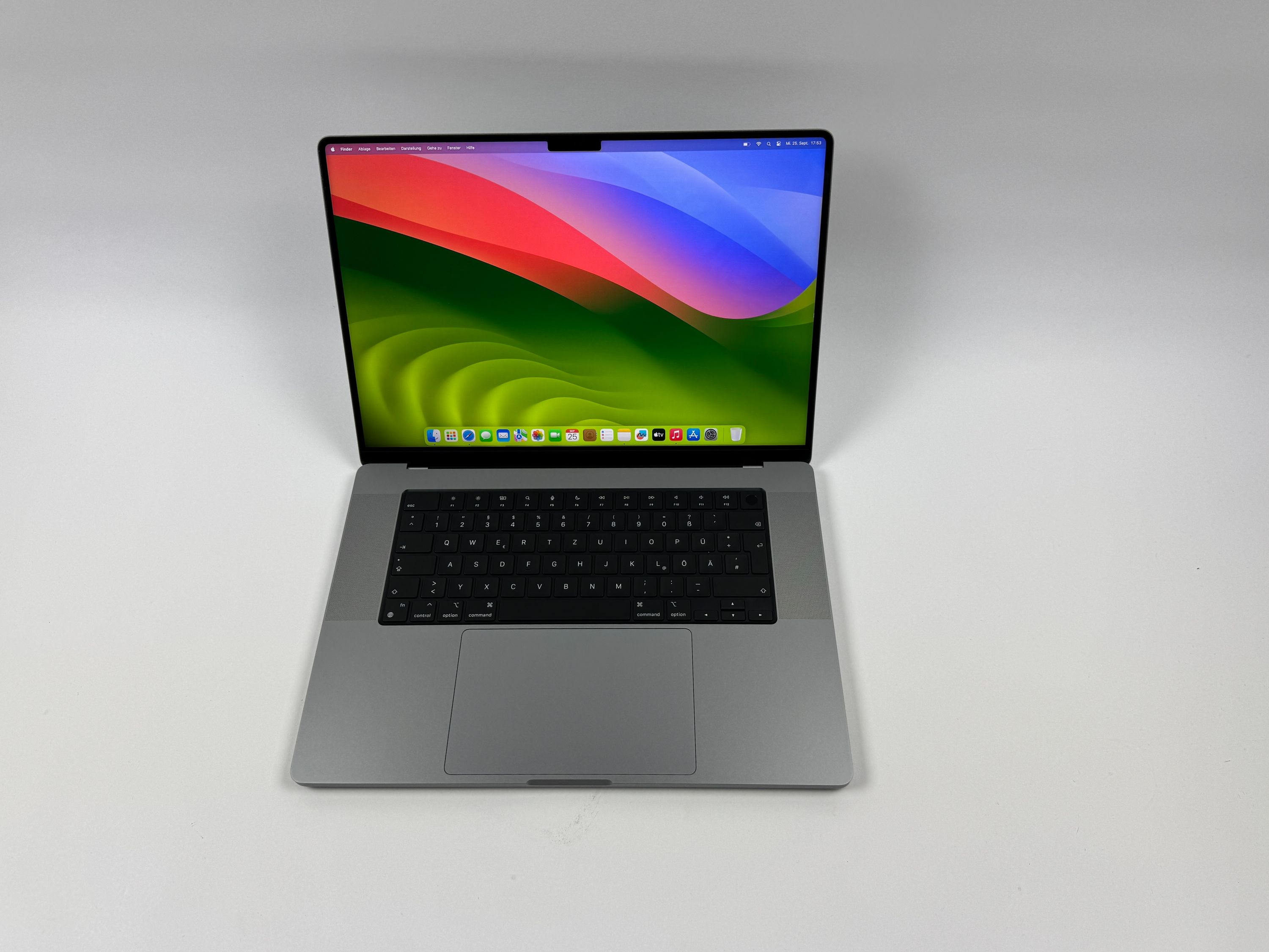 Apple MacBook Pro 16“ M1 PRO 10C CPU 16C GPU 512 GB SSD 16 GB Ram 2021 SPACE GREY