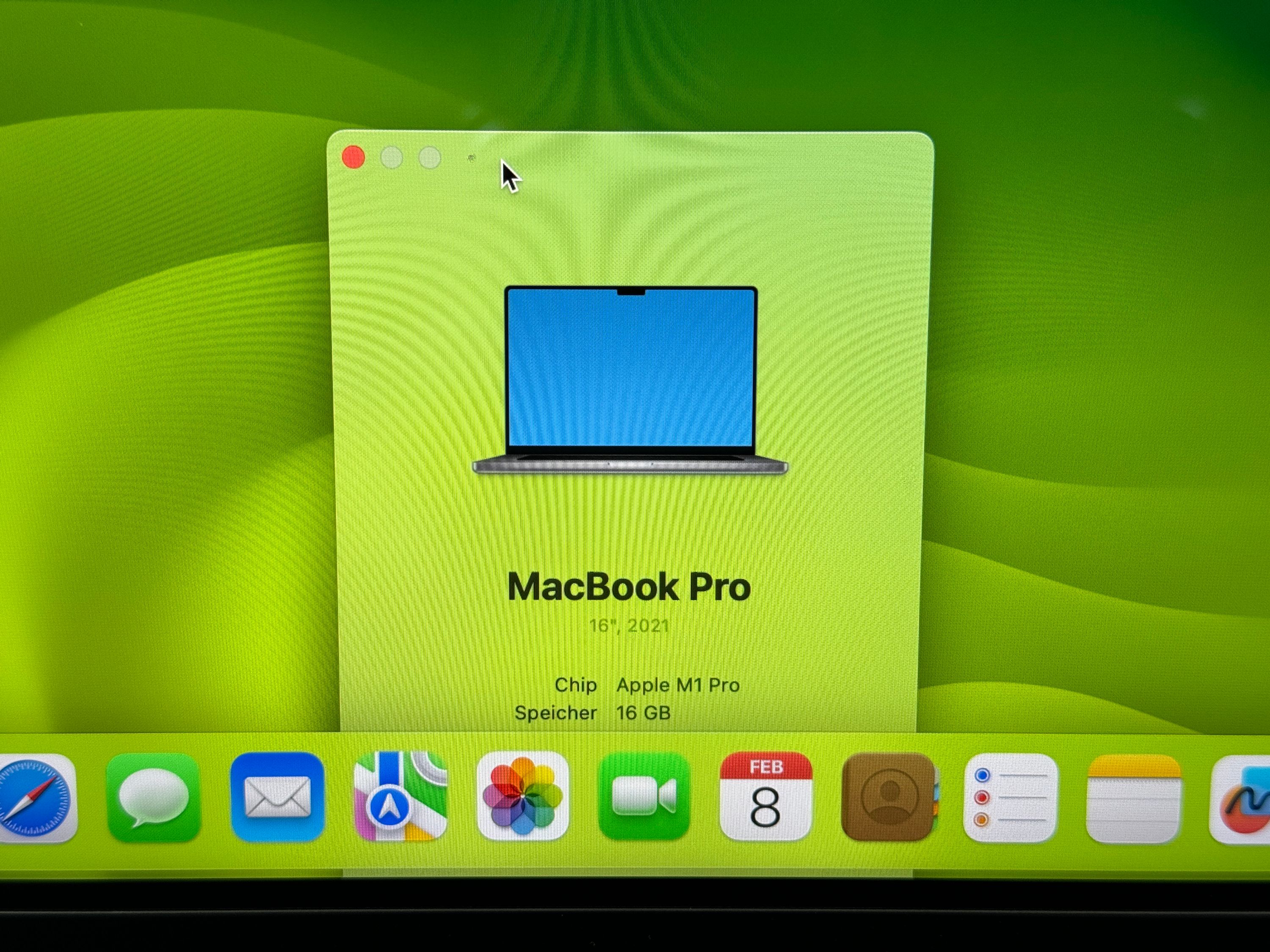 Apple MacBook Pro 16“ M1 PRO 10C CPU 16C GPU 512 GB SSD 16 GB Ram 2021 SPACE GREY