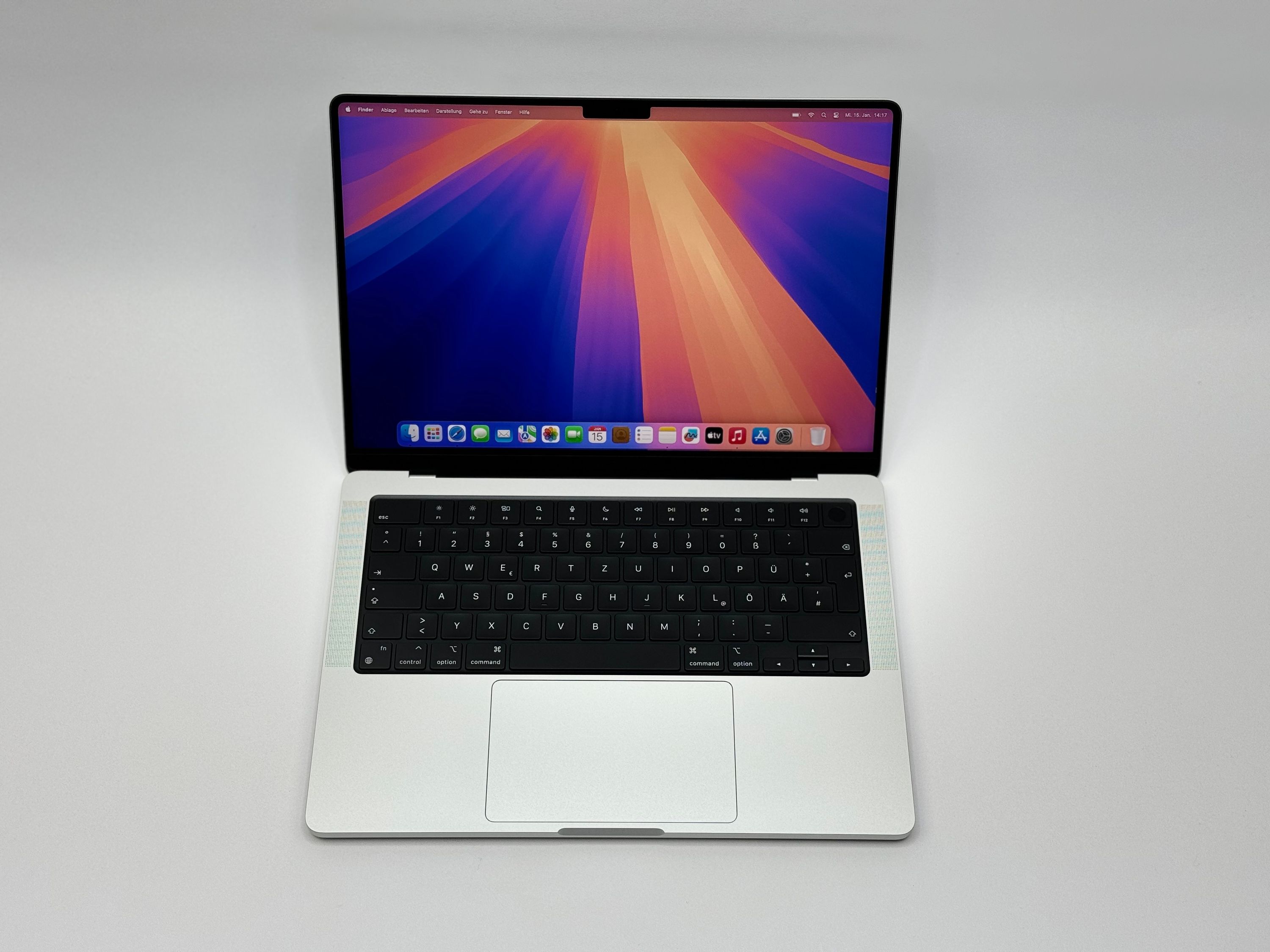 Apple MacBook Pro 14“ M1 PRO 10C CPU 16C GPU 1 TB SSD 16 GB Ram 2021 SILBER