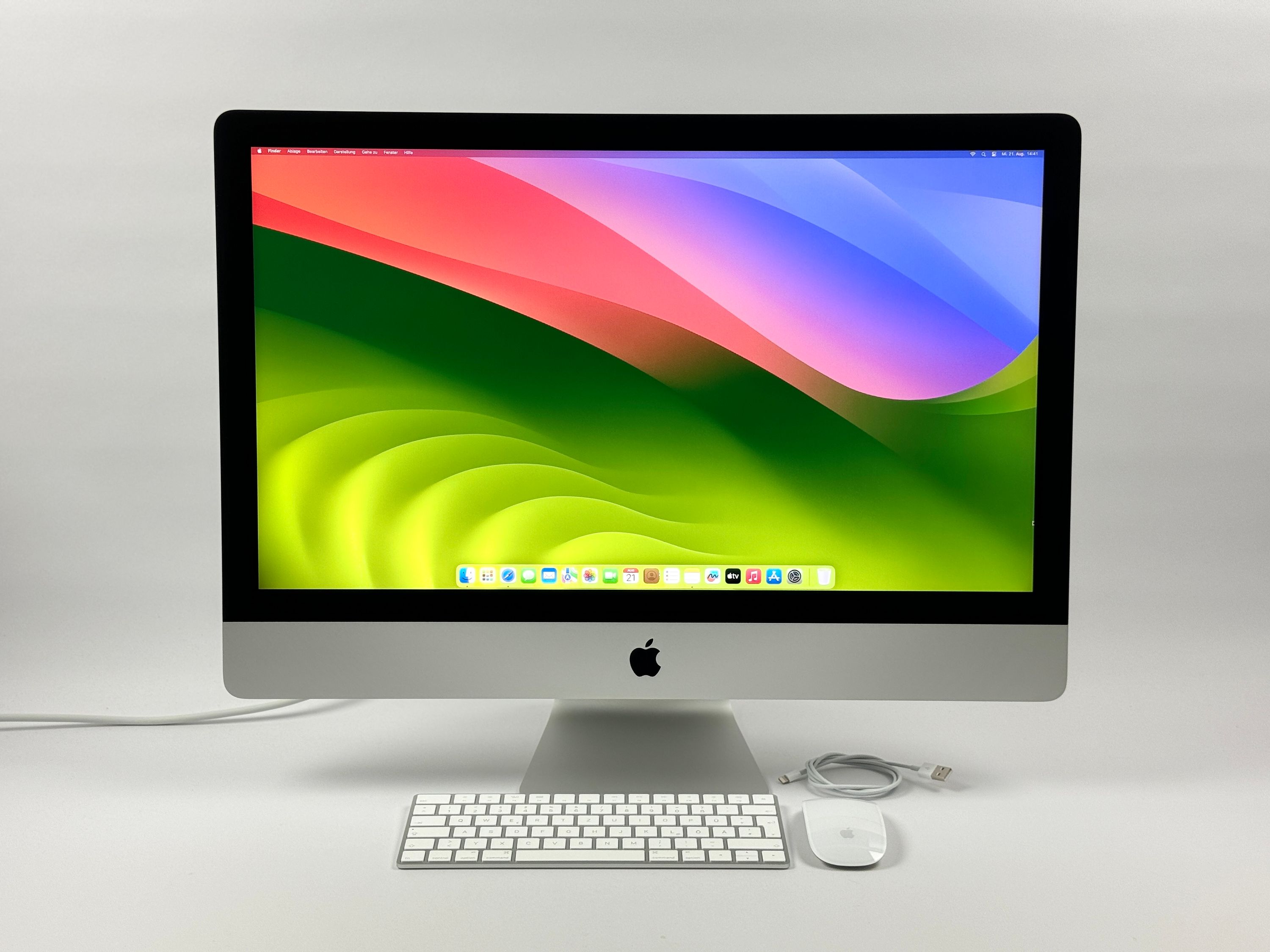 Apple iMac Retina 5K 27“ 8-Core i7 3,8 Ghz 32 GB Ram 512 GB SSD RP 5500 XT  SILBER 2020 | A5543