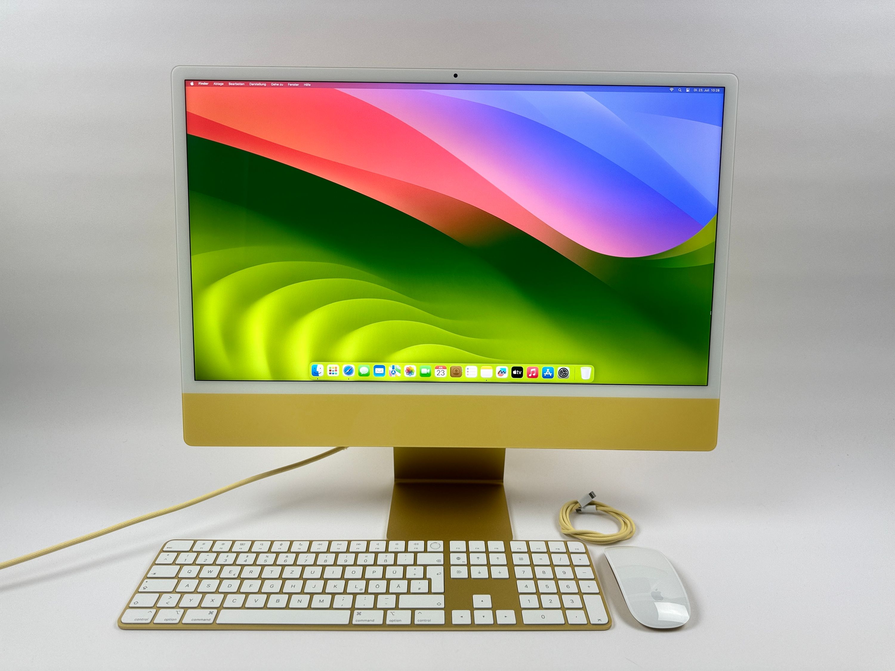 Apple iMac 24" M1 8-Core CPU 8-Core GPU 16 GB RAM 512 GB SSD gelb