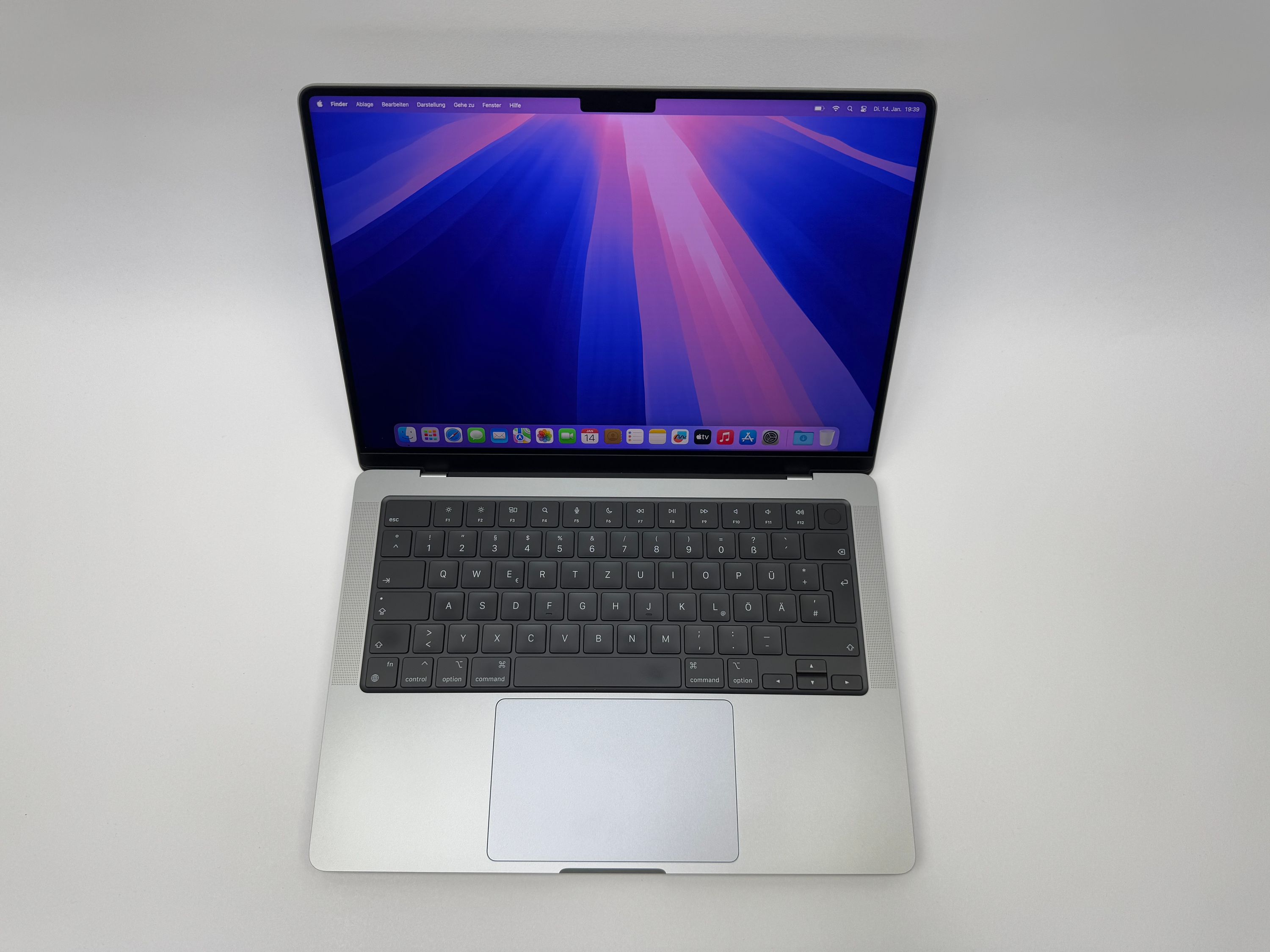 Apple MacBook Pro 14“ M1 PRO 8C CPU 14C GPU 1 TB SSD 16 GB Ram 2021 SPACE GREY