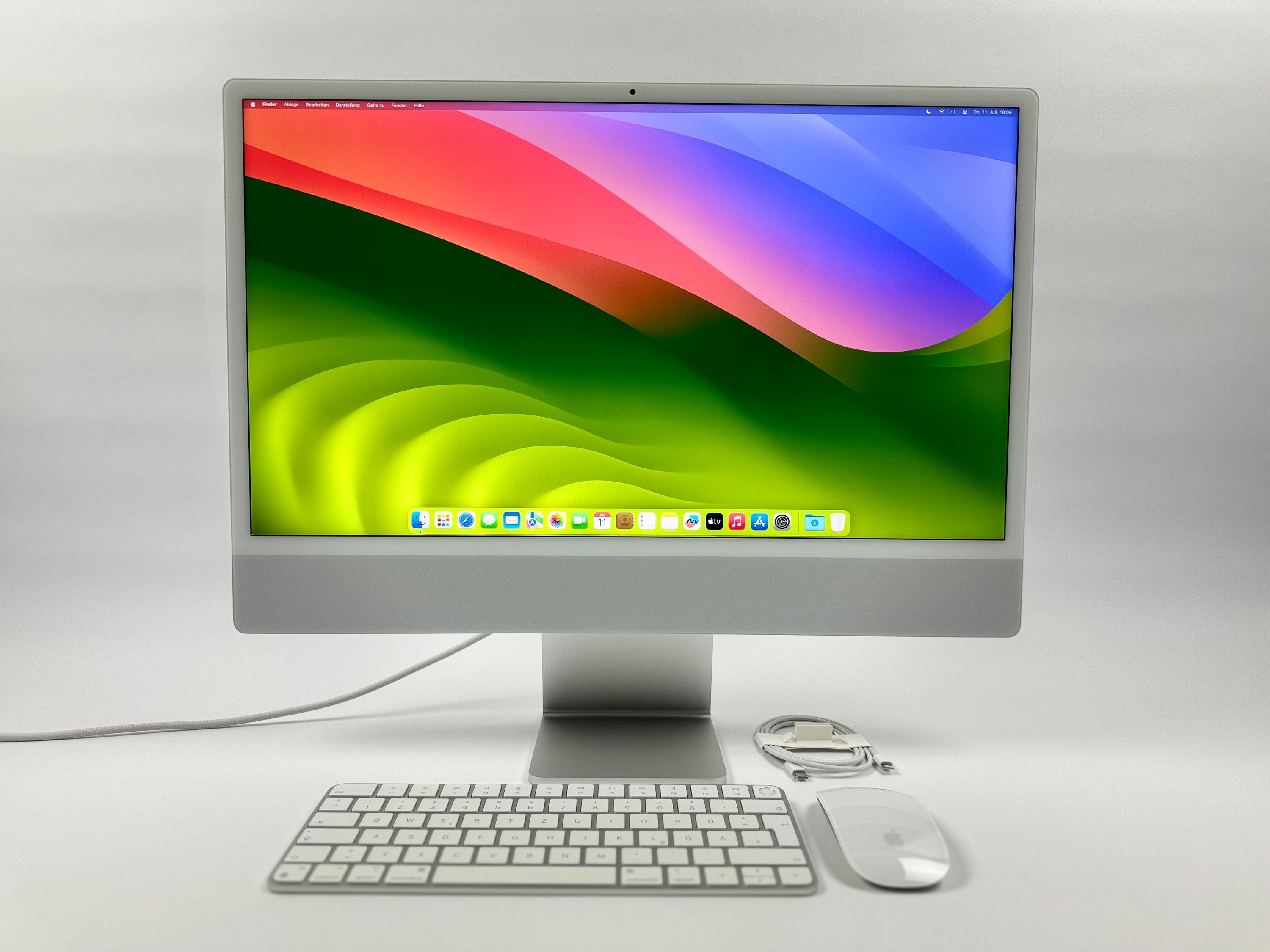 Apple iMac 24" M1 8-Core CPU 8-Core GPU 16 GB RAM 2 TB SSD silber 2021