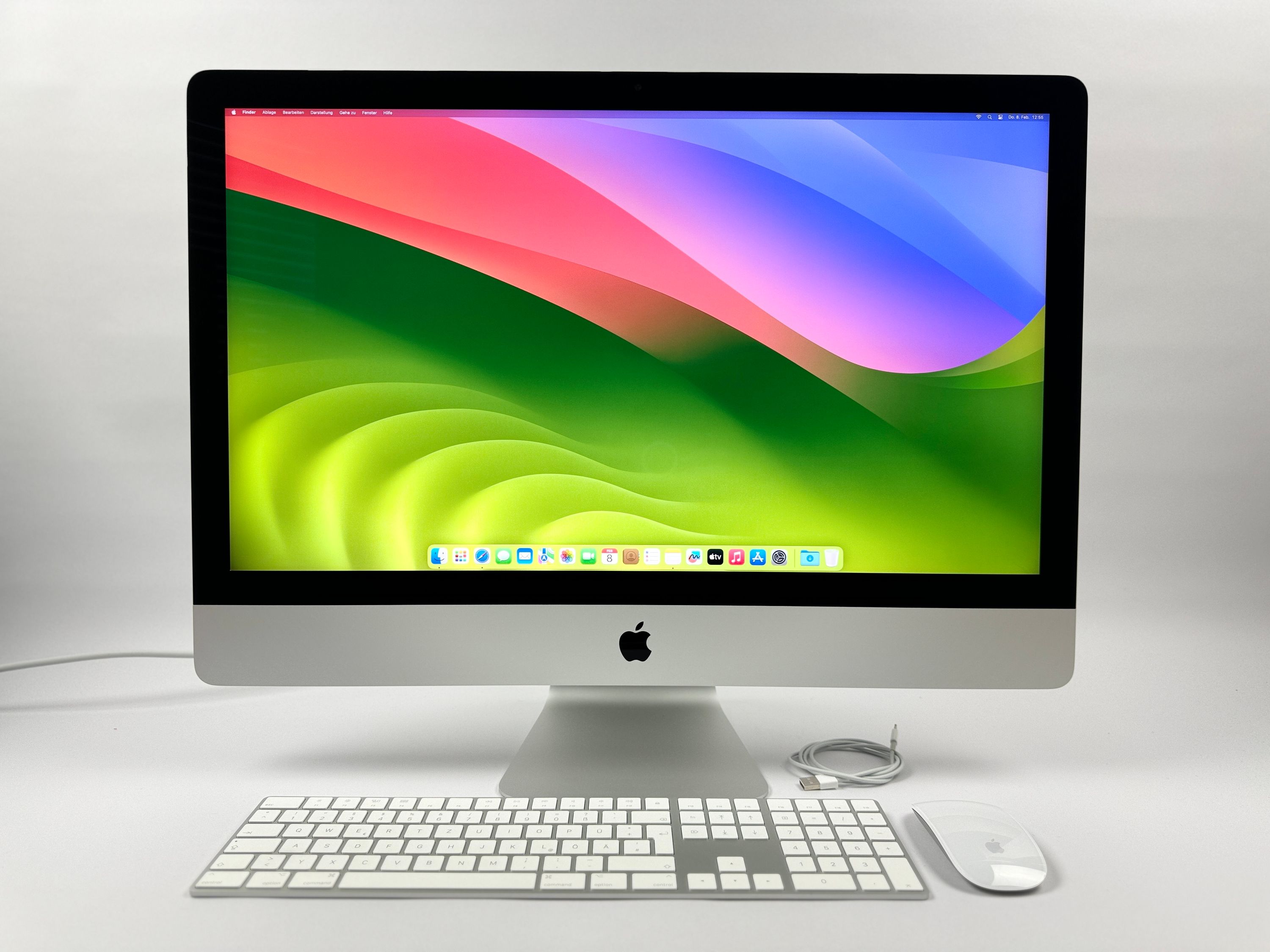 Apple iMac Retina 5K 27“ 6-Core i5 3,7 Ghz 16 GB Ram 512 GB SSD RP580X 2019  SILBER