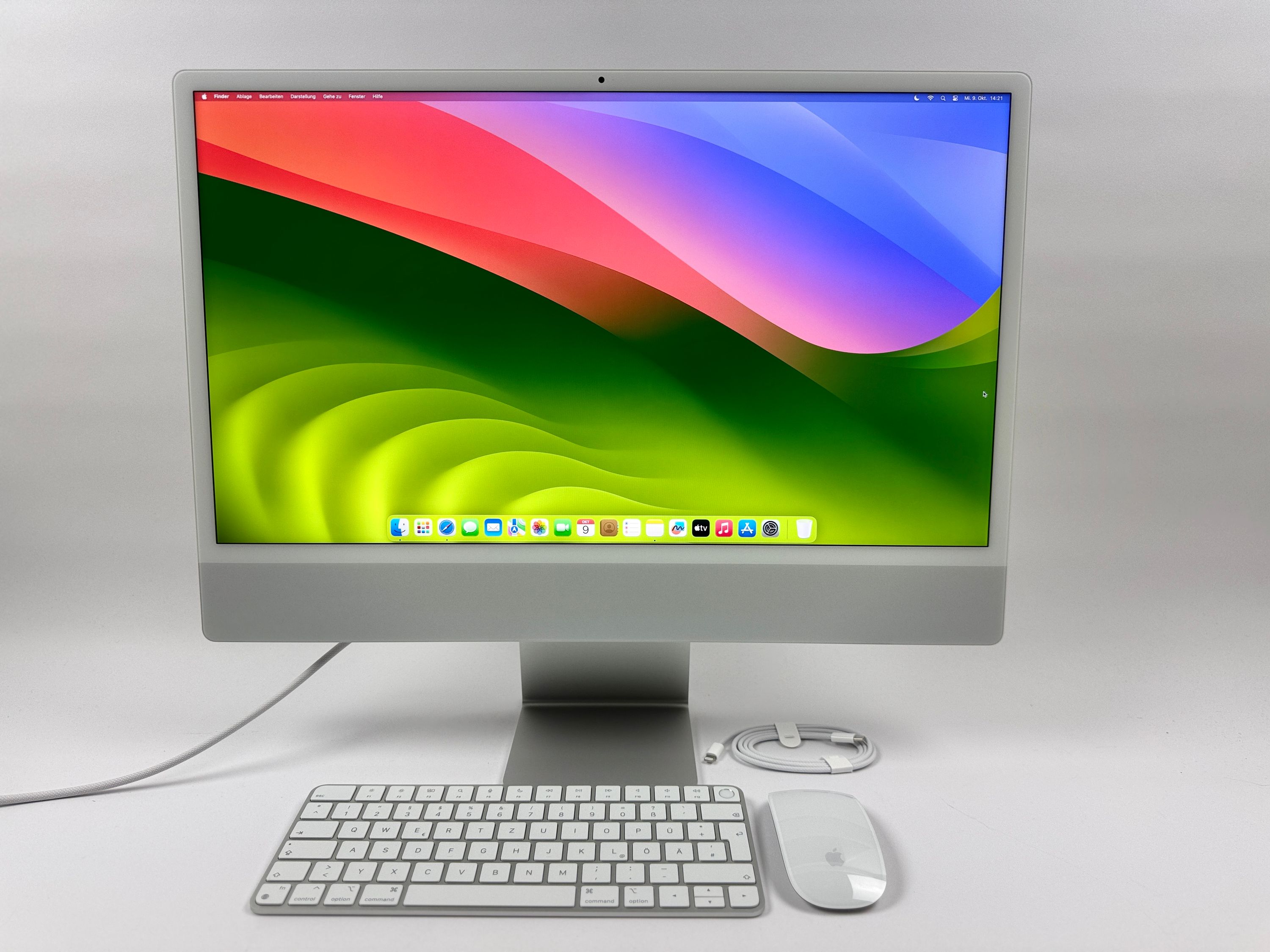 Apple iMac 24" M1 8-Core CPU 8-Core GPU 16 GB RAM 2 TB SSD silber 2021