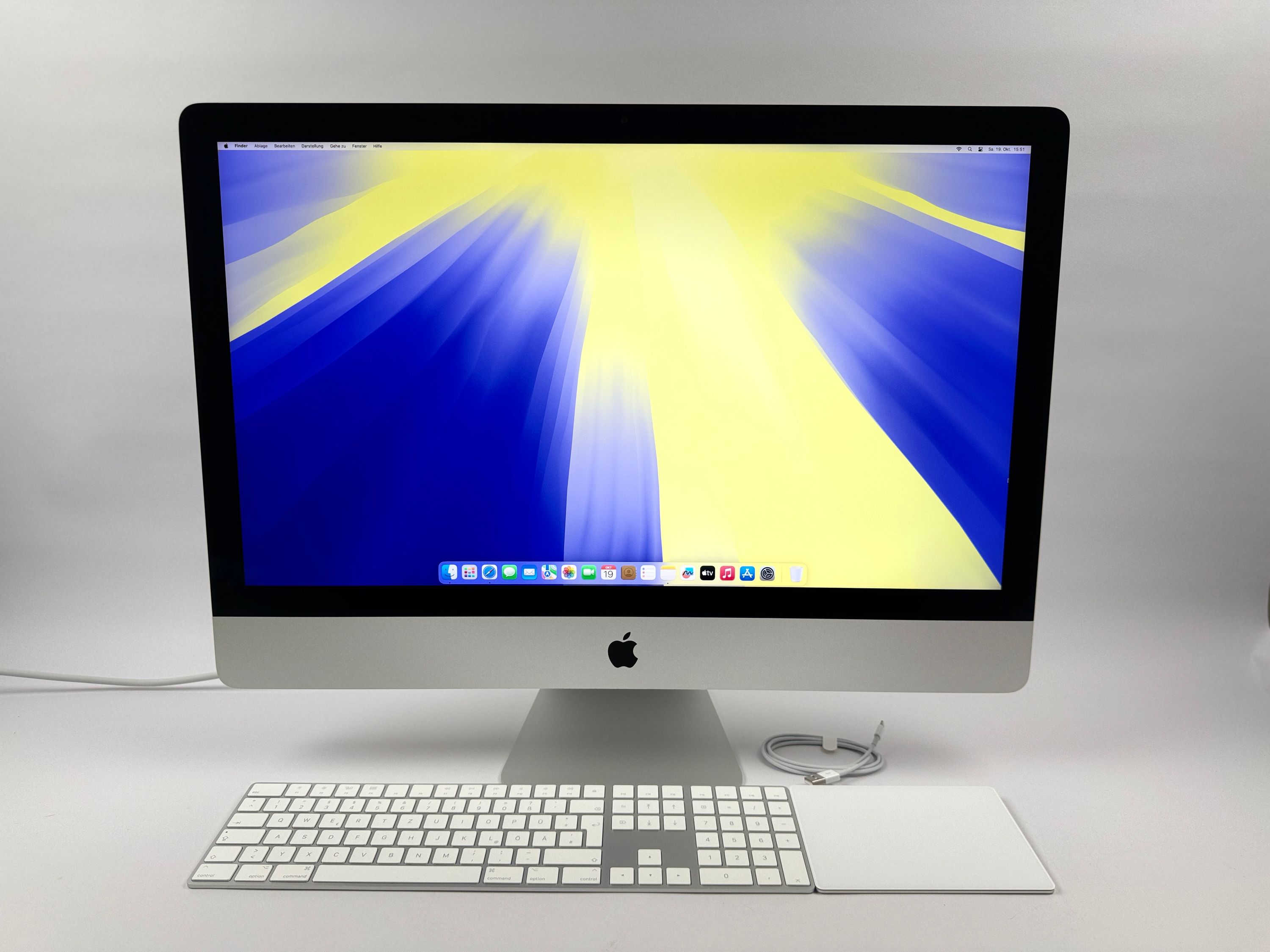 Apple iMac Retina 5K 27“ 8-Kern i9 3,6 Ghz 64 GB Ram 1 TB SSD RP 580X 8 GB 2019