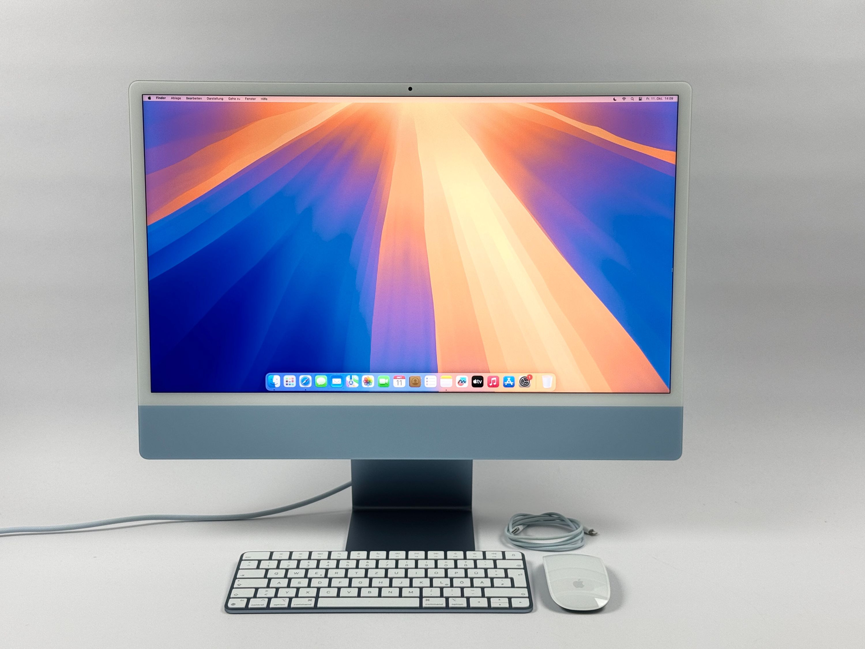 Apple iMac 24" M3 8-Core CPU 8-Core GPU 8GB RAM 256 GB SSD BLAU 2023