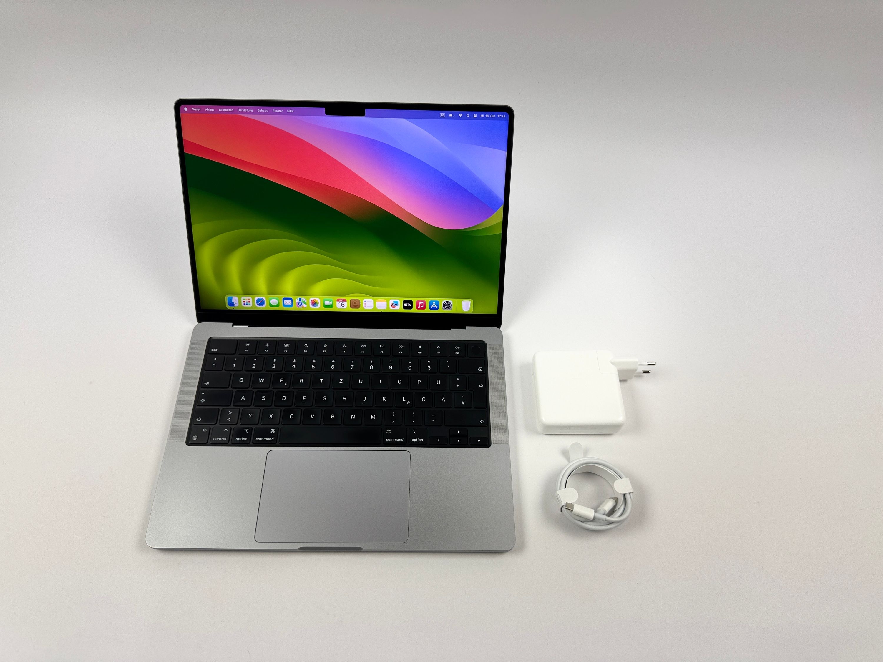 Apple MacBook Pro 14“ M1 PRO 8C CPU 14C GPU 512 GB SSD 32 GB Ram 2021 SPACE GREY