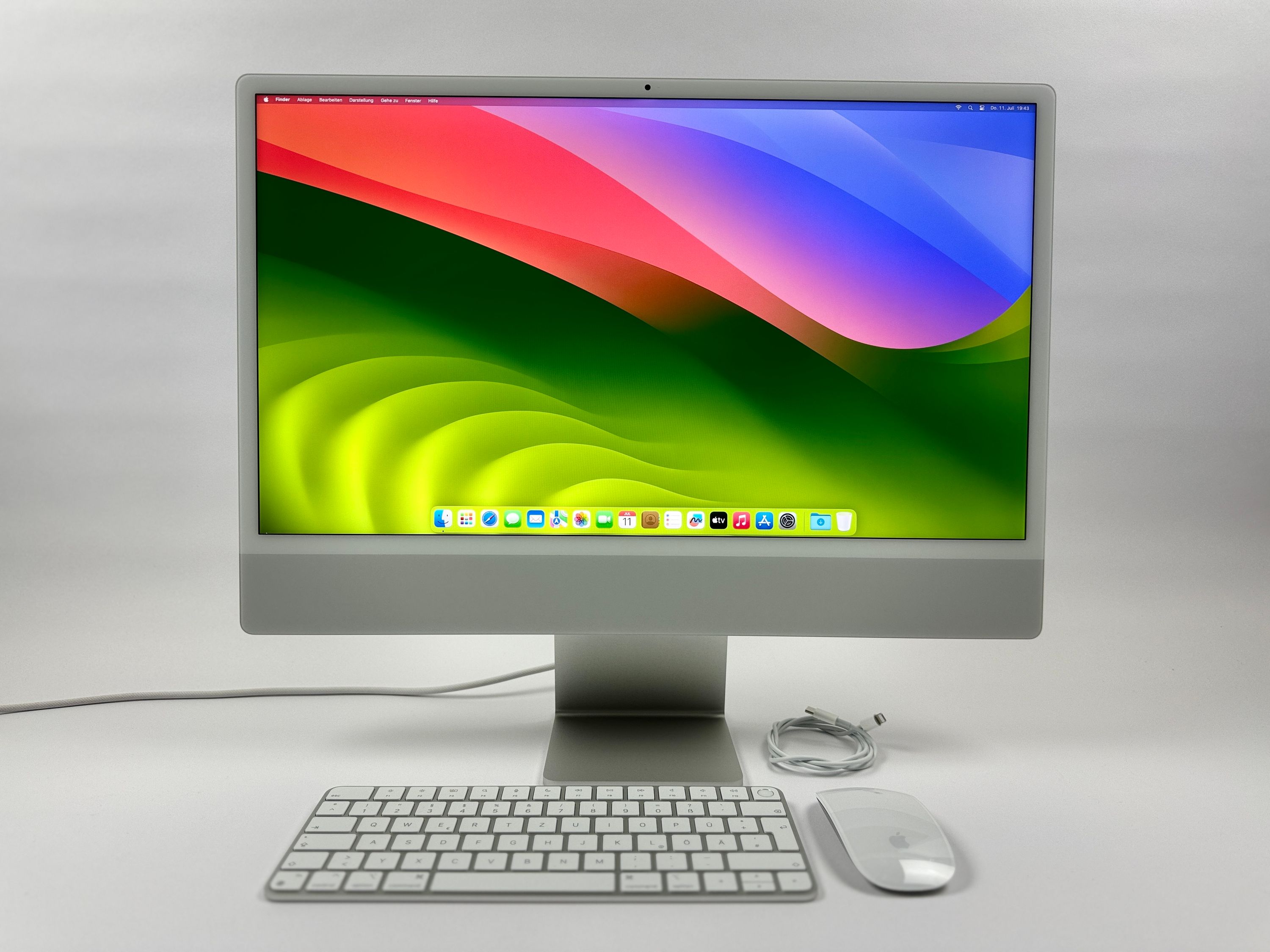 Apple iMac 24" M1 8-Core CPU 8-Core GPU 16 GB RAM 512 GB SSD silber 2021