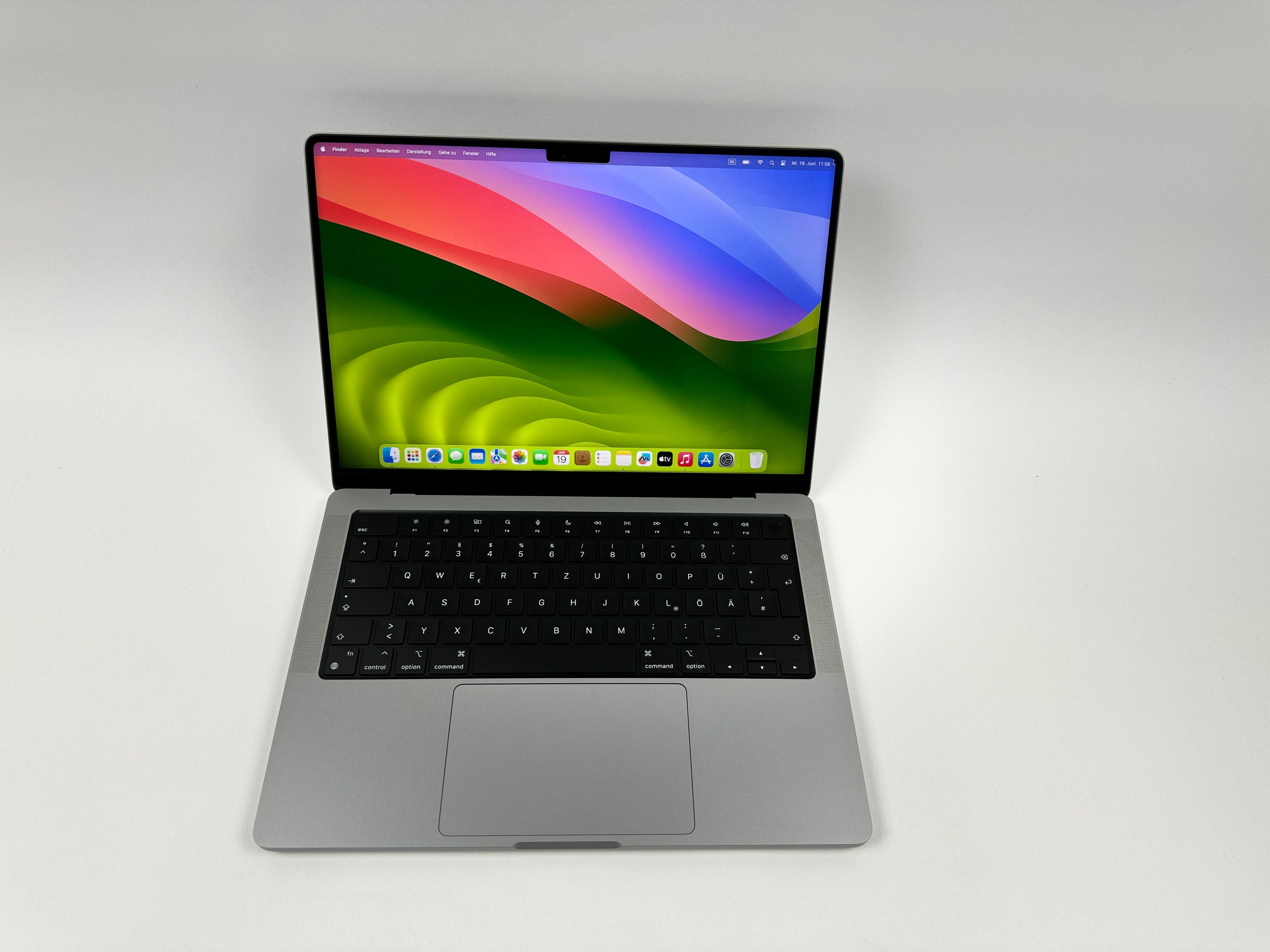 Apple MacBook Pro 14“ M2 PRO 10C CPU 16C GPU 512 GB SSD 16 GB Ram 2023 SPACE GREY