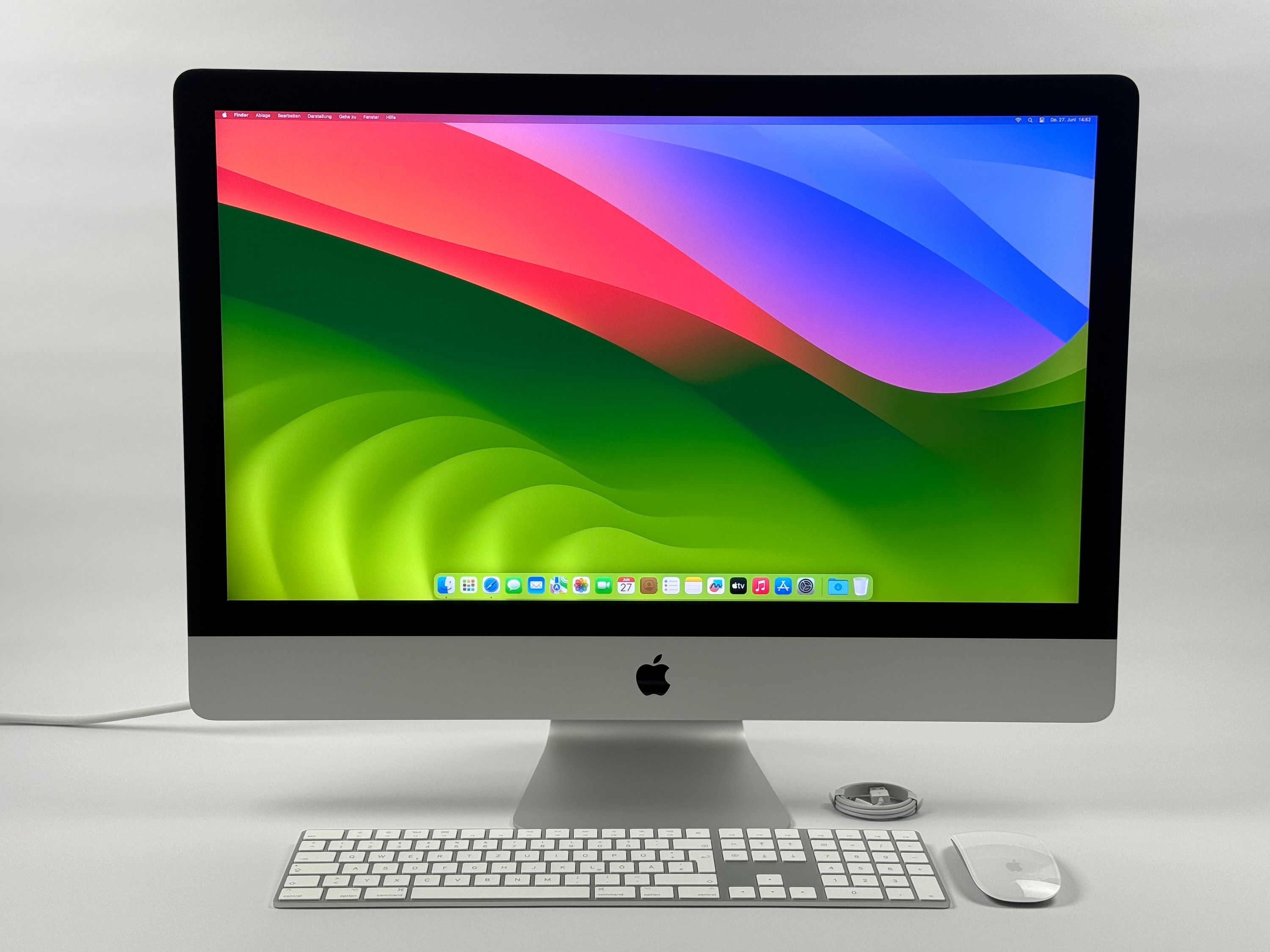 Apple iMac Retina 5K 27“ 8-Kern i9 3,6 Ghz 64 GB Ram 1 TB SSD RP 580X 8 GB 2019